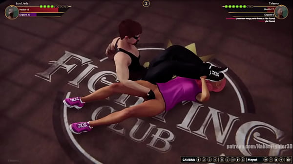 Lord Jerle VS_Taleena_Naked Fighter 3D