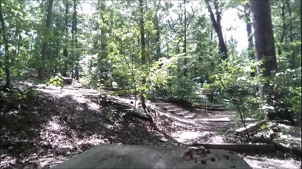 Risky Public Wank On A Section Of Park Trail That Is Usually Crawling With People Summer 2016 