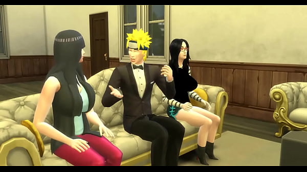 Naruto hentai episode 120 naruto is watching a movie with his wife huh and ends up having a threesome with his wife huh anal sex ends up inside both of them