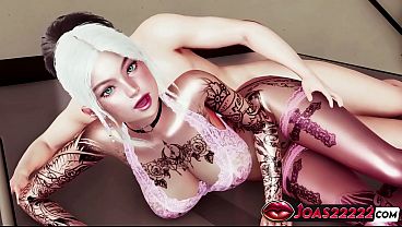 Emma the tattooed beauty with huge boobs hentai missionary fuck hot views in side fuck hard anal piledriver finished cum insisde tight ass