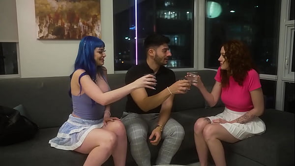 Jewelz blu dominates horny couple 