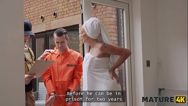 MATURE4K. MILF neighbour was so horny so she fucked a robber and sucked his cock. Hot sex witth Mackenzie Page 