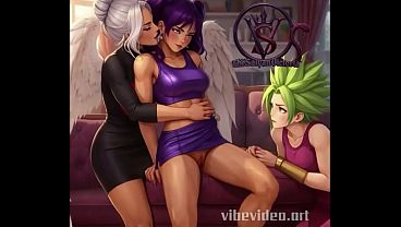 Dragon Ball 3D - Evil Victoria &amp_ Kefla Seduce Binary (Futanari / High Heels)