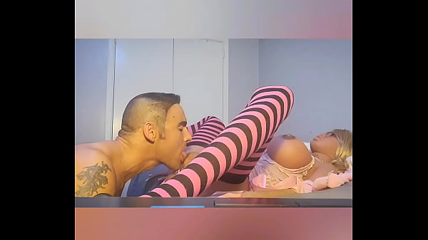 Hot Guy With Nice Body, Ass And Cock Fucks His Sex-doll Until He Cums All Over Her Pussy And Eats It Off Of Her thumbnail