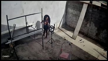 Bruna Black Levando Rola Na Obra Richards Oliver &ndash; Creampie Vaginal E Golden Shower Dela Se Mijando! thumbnail