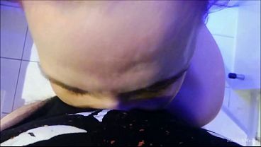 Blue Hair Milf Slut Getting Her Throat Punished Facefuck Gagging Deepthroat thumbnail