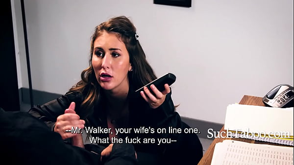 Boss Talks To Wife WhileHe Fucks Teen Intern SuchTaboo