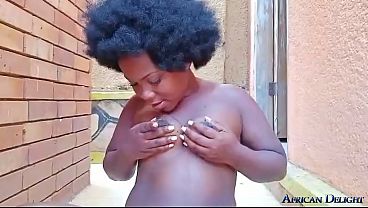 Hot African Amateur Outdoors Dildo Fuck And Squirt thumbnail
