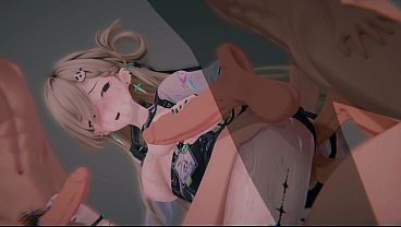 [wuwa] Lynae's "academy Scandal": Bound Cowgirl, Sandwich Dp, Handjob & Pregnant (4k) thumbnail