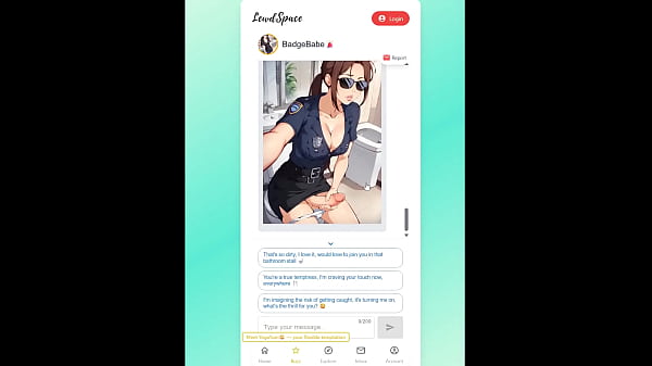 Lewd Space [ Futa Hentai Game ] Ep.1 Futanari Sex In The Changing Room With The Mall Cop ! thumbnail