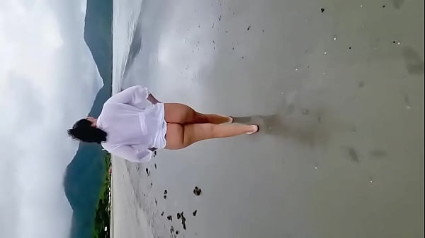 Outdoor Public Exhibitionism, Seducing On The Ocean Sands Of Brazil's Beautiful Beaches thumbnail