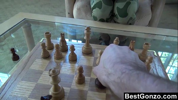 BestGonzo - Sexy black gf on ahot strip chess
