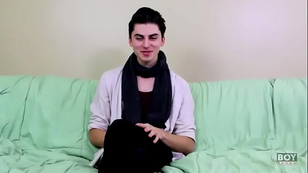 Hormy Teen Tries On His New Toy 