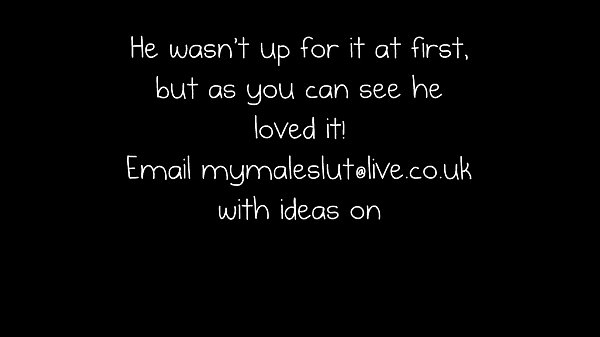 Training my man to become a tranny slut!