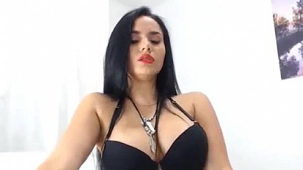 Like if this playhotcam brunette stunner cant be any more busty teasing 