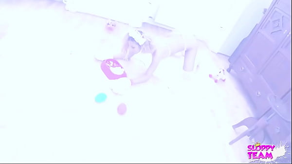 Cat kitten cosplay role play waking up owner 