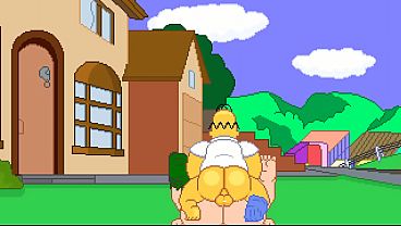 Gay Fight Between Dilf Homer Simpson & Dilf Peter Griffin 