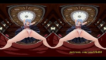 VR180 mmd Suisei Dance 3d hololive Hentai
