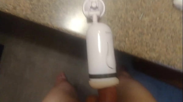 Play MP4 - Dan pounds his hands free toy hard