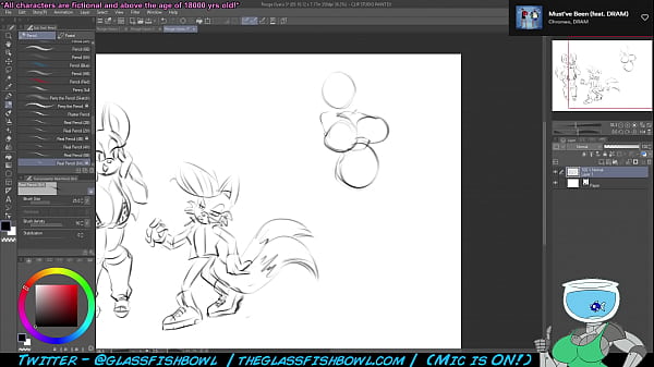 SS broadcast by GlassFishBowl on Picarto from February Twenty-Sixth 2023 