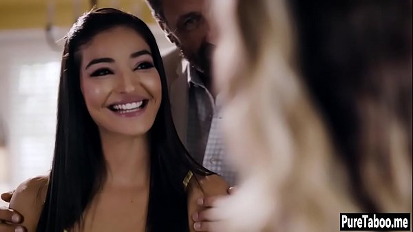 Play MP4 - Nasty stepdad puts his big hard dick in two wet pussy