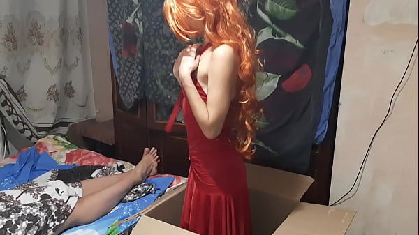 Abeautiful girl got out of a big box and lickedmy pussy until I cum - Lesbian Illusion Girls