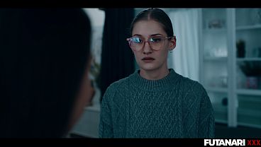 Nonton Futa Lesbian Stepsisters - Tgirl Shemale Fucks & Creampies Nerdy Blonde Girl thumbnail