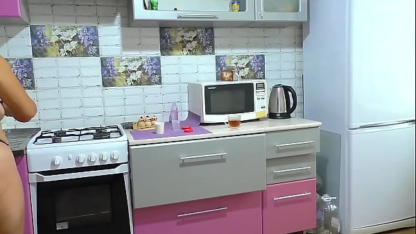 Play MP4 - step Mom made coffee and a gentle blowjob to her stepson&period; Anal