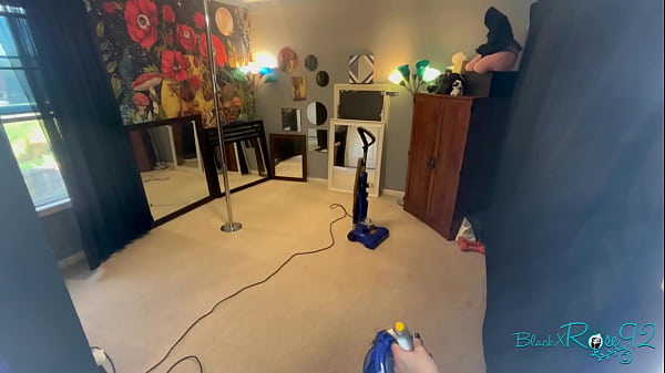 Vacuuming carpet powder housewife housecleaning milf housekeeping 