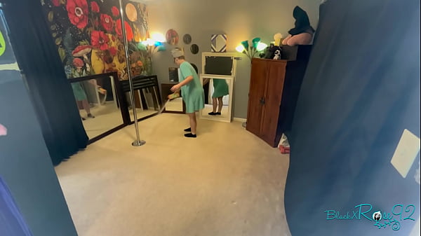 Vacuuming carpet powder housewife housecleaning milf housekeeping 