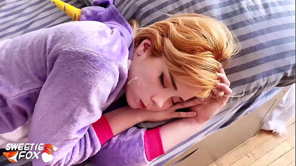 Teen In The Kigurumi Suck And Hardcore Sex After Waking Up Pov - Cum On Face thumbnail