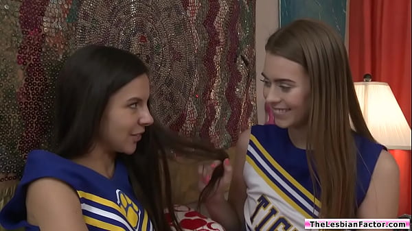 She_never had sex with a woman so I_strip and lick_her pussy