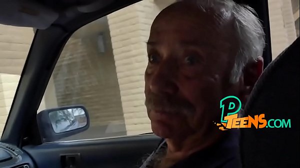 Blonde teen bitch_deep throating a fat veteran rod