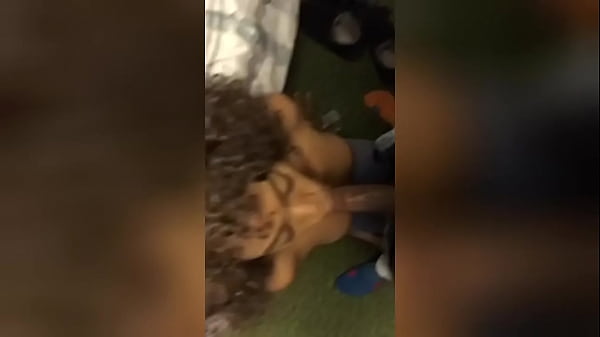 Sexy ebony tinder blowjob