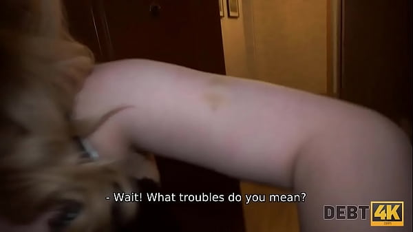 Play MP4 - DEBT4k&period; Fascinating blonde with curly hair fucked by debt collector