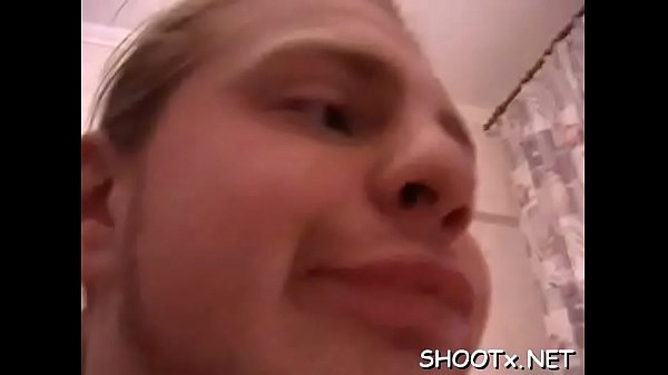 Brunette lady tanya's poon tang stretched wide 