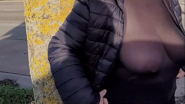 Mifl's big natural tits