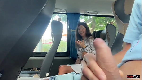 Play MP4 - Public Dick Flashing - Risky Handjob in Public Bus Full of People until he CUM