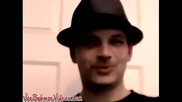 Amateur guy strokes and cums solo 