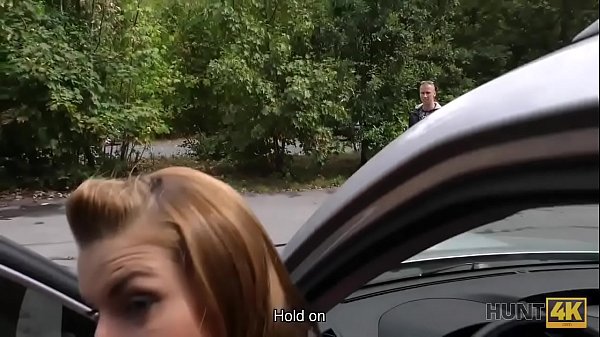 HUNT4K. Hunterseduces blonde_at shopping center for dirty sex