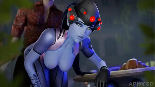 widowmaker fucks quietly in public and get caught