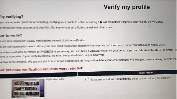 Verification video