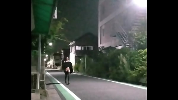 深夜の変態もみじ　【女装変態散歩】 