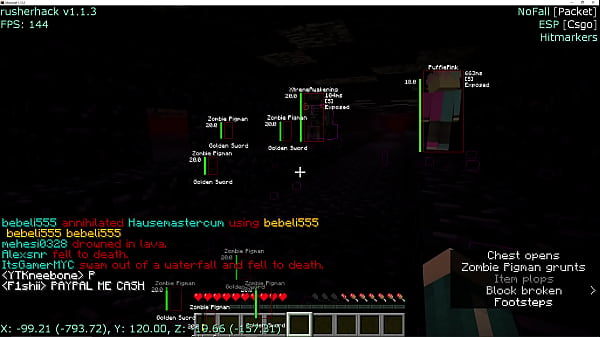 Outdated anarchy minecraft server video