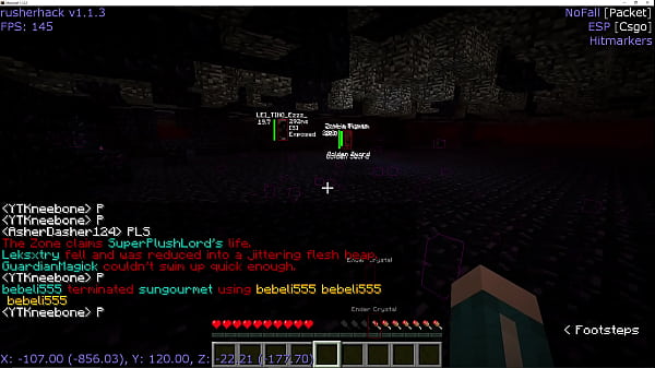 Outdated anarchy minecraft server video