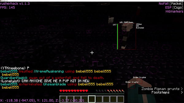 Outdated anarchy minecraft server video