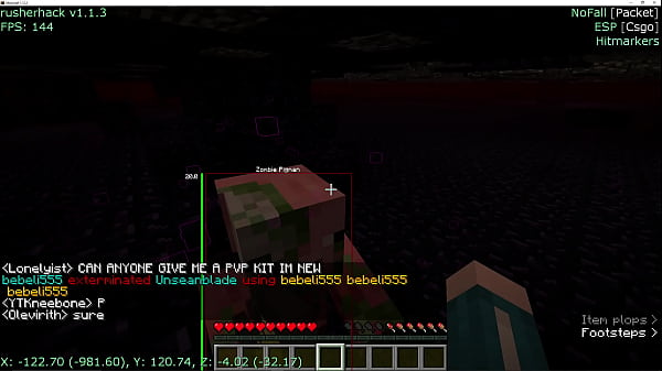 Outdated anarchy minecraft server video