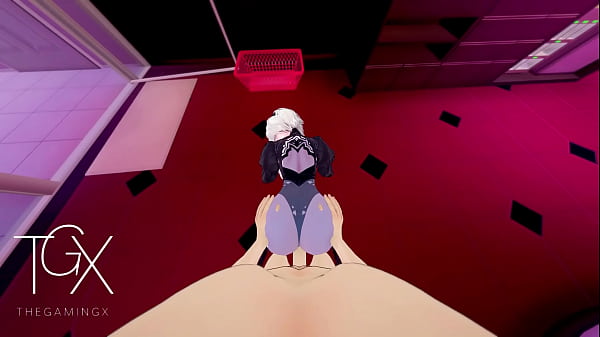 Anime Hentai Game Gaming 2b Sexy Robot Android Girl Hardcore Sex In All Positions And Deep Throat thumbnail