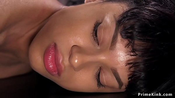 Hard ass ebony_in hogtied whipped