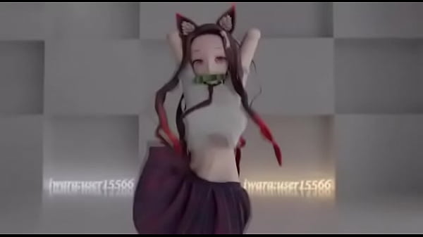 nezukode demon slayerbailando super_sexi conmúsica